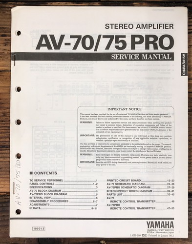 Yamaha 75 pro - av-70,