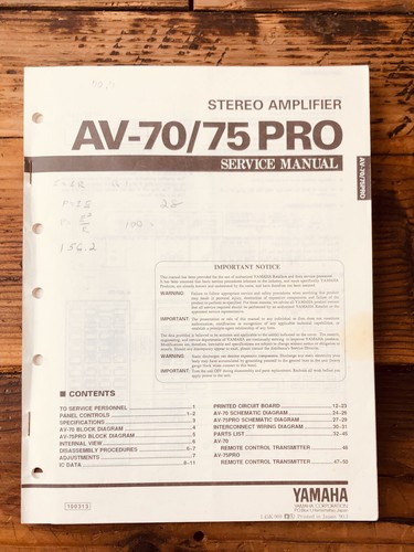 Yamaha 75 pro - av-70,